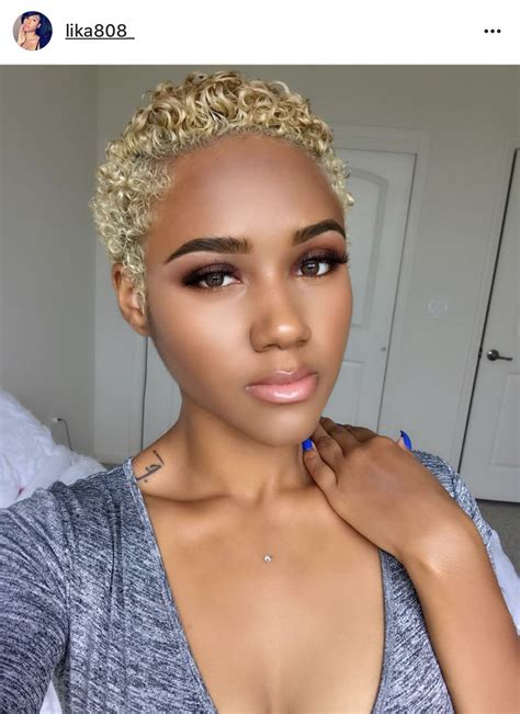 ebony short haircuts|african american short blonde hairstyles.